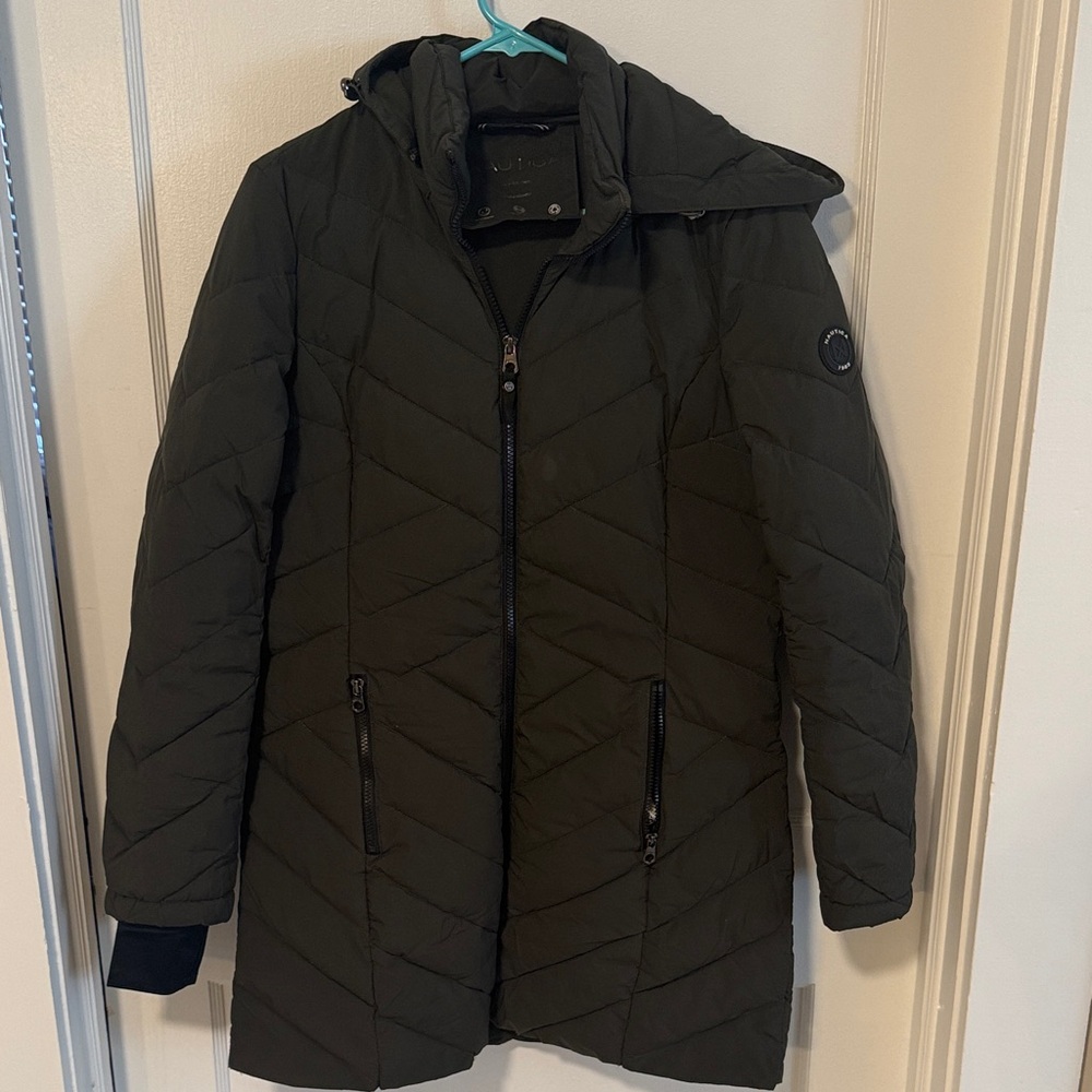 Women's Quilted Jacket - olive green